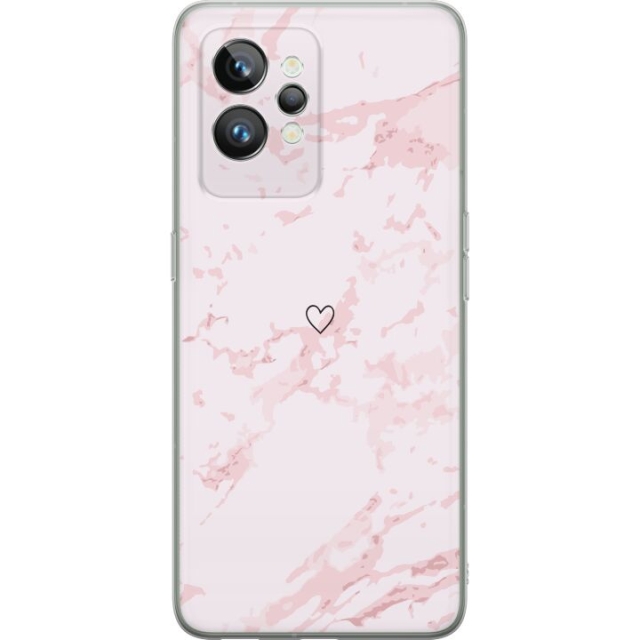 Mobildeksel til Realme GT2 Pro med Rosa Hjerte motiv