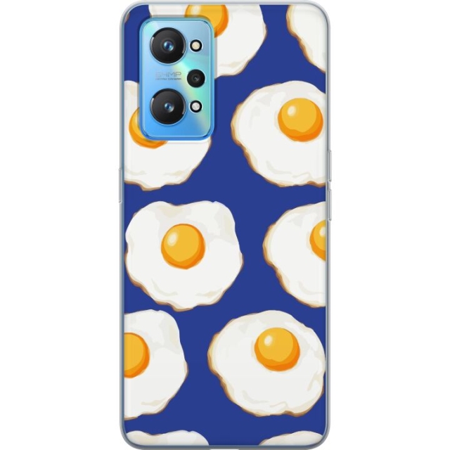 Mobildeksel til Realme GT Neo2 med Stekte egg motiv