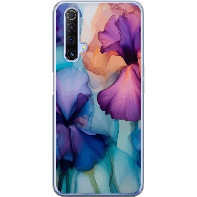 Mobildeksel til Realme X50 5G med Magiske blomster motiv