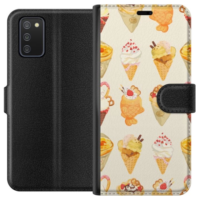 Lommeboketui til Samsung Galaxy A02s med Glassig motiv