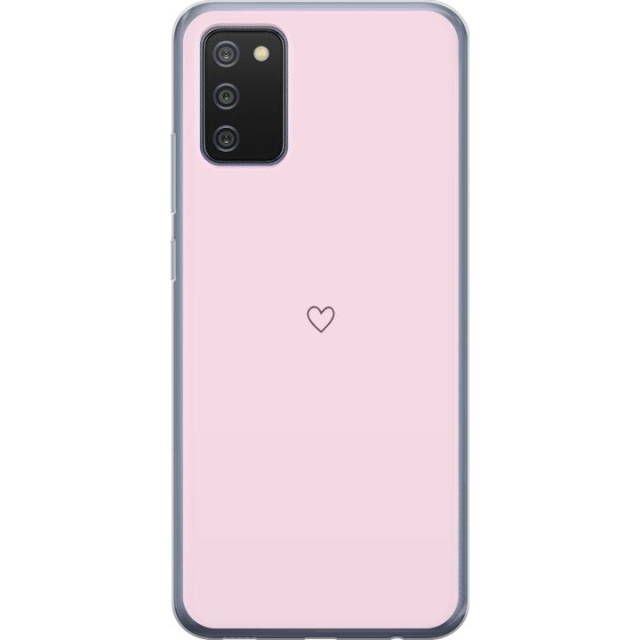 Mobildeksel til Samsung Galaxy A02s med Hjerte motiv