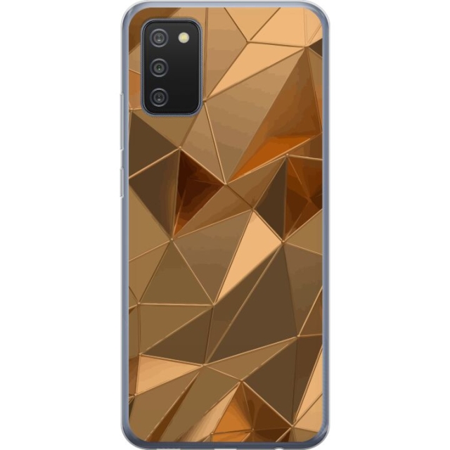 Mobildeksel til Samsung Galaxy A02s med 3D Gull motiv