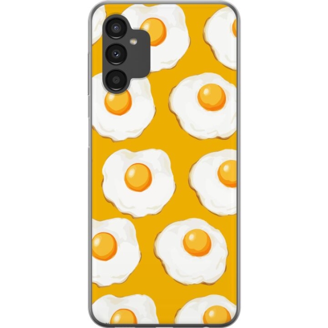 Mobildeksel til Samsung Galaxy A04s med Stekt egg motiv