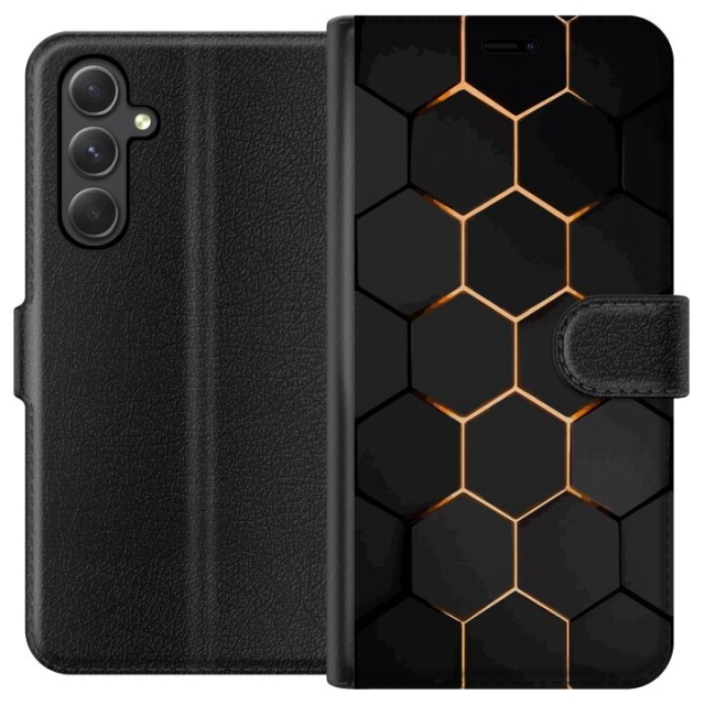 Lommeboketui til Samsung Galaxy A05s med Luksuriøst Mønster motiv