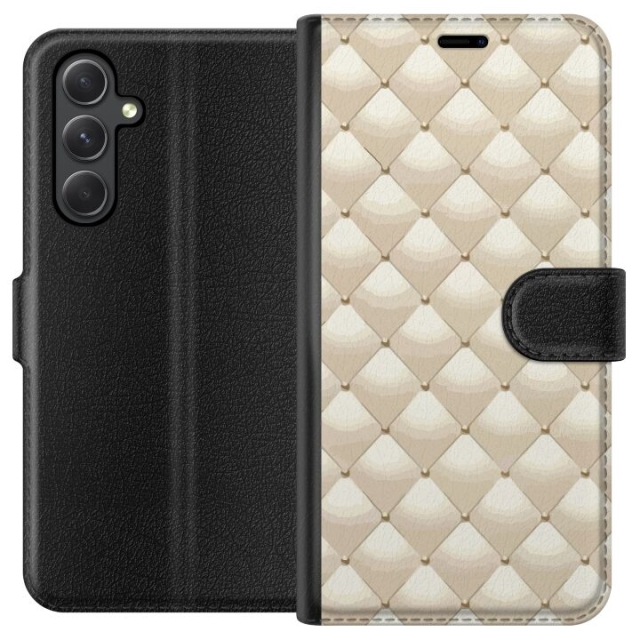 Lommeboketui til Samsung Galaxy A05s med Gullglans motiv
