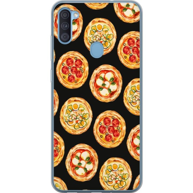 Mobildeksel til Samsung Galaxy A11 med Pizza motiv