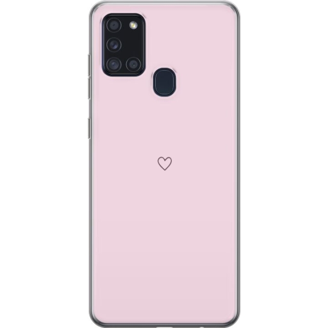 Mobildeksel til Samsung Galaxy A21s med Hjerte motiv