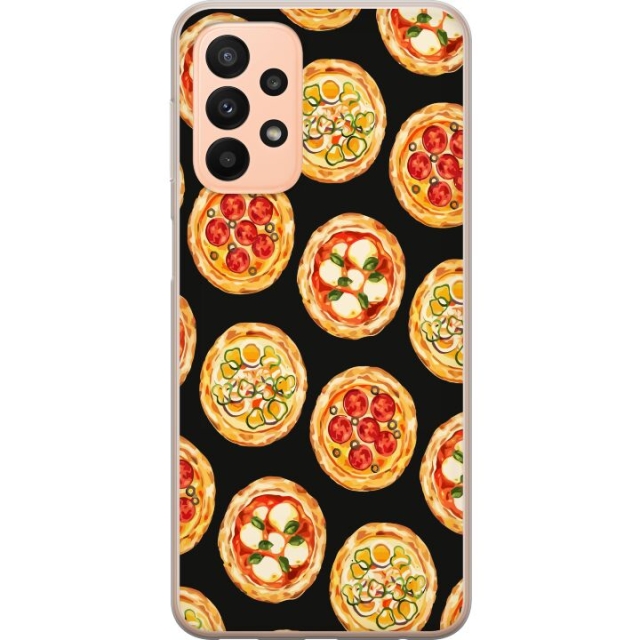 Mobildeksel til Samsung Galaxy A23 med Pizza motiv