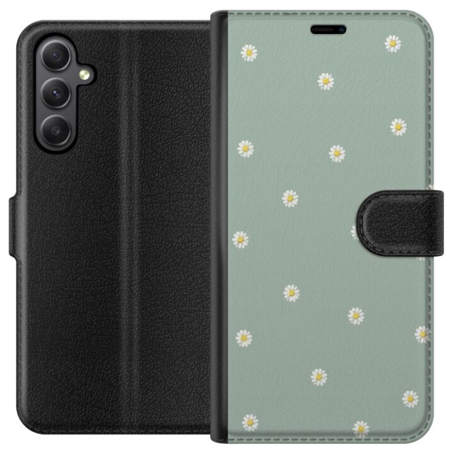 Lommeboketui til Samsung Galaxy A24 4G med Prestekrage motiv