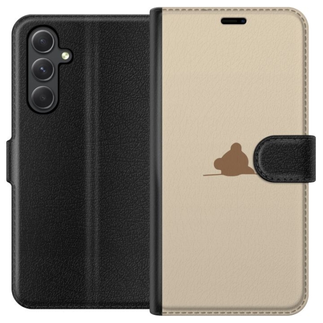 Lommeboketui til Samsung Galaxy A25 med Nalle motiv