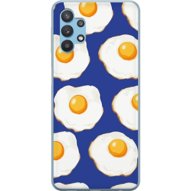 Mobildeksel til Samsung Galaxy A32 5G med Stekte egg motiv