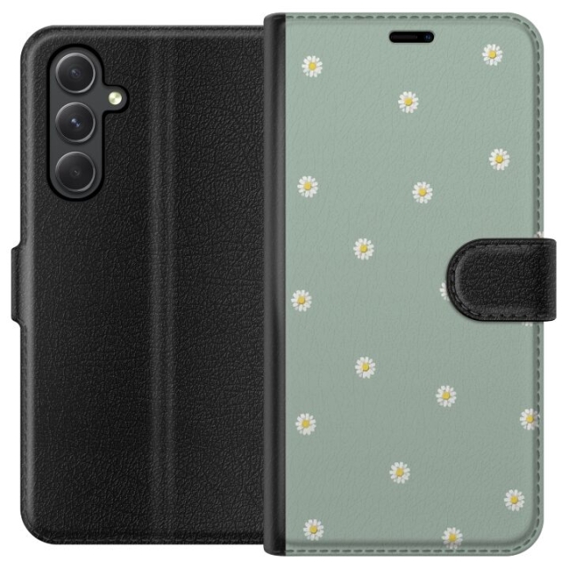 Lommeboketui til Samsung Galaxy A35 med Prestekrage motiv