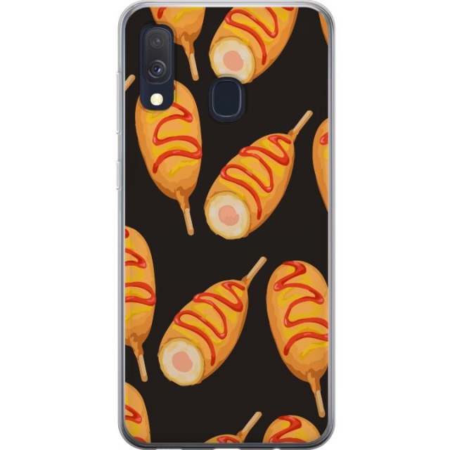 Mobildeksel til Samsung Galaxy A40 med Kyllinglår motiv