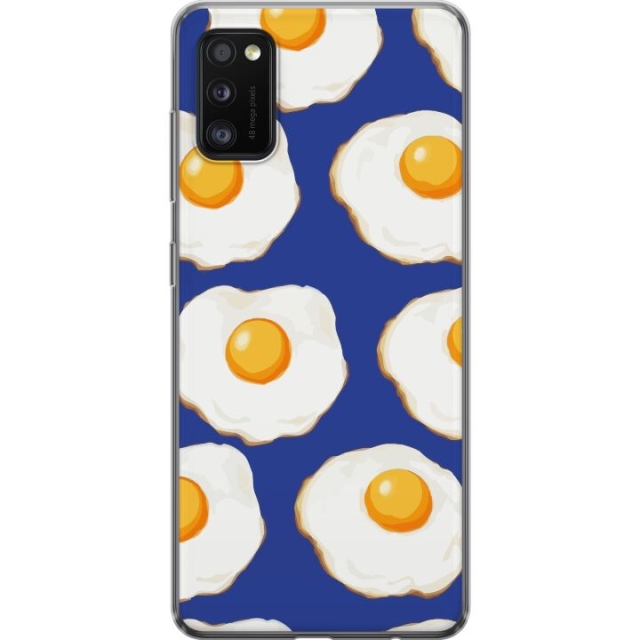 Mobildeksel til Samsung Galaxy A41 med Stekte egg motiv