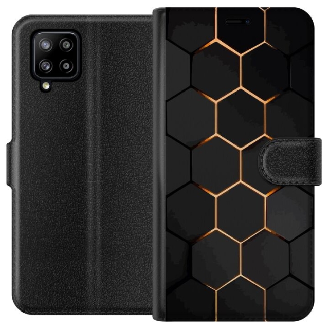 Lommeboketui til Samsung Galaxy A42 5G med Luksuriøst Mønster motiv