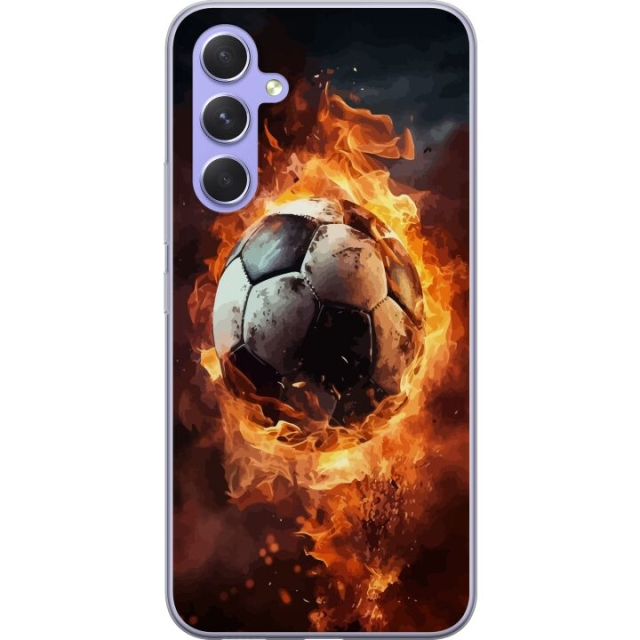 Mobildeksel til Samsung Galaxy A54 med Fotball motiv