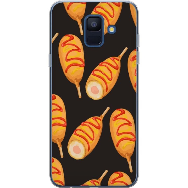 Mobildeksel til Samsung Galaxy A6 (2018) med Kyllinglår motiv