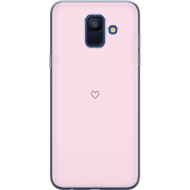 Mobildeksel til Samsung Galaxy A6 (2018) med Hjerte motiv