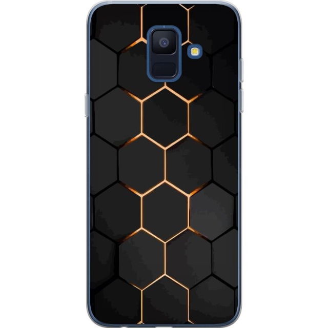 Mobildeksel til Samsung Galaxy A6 (2018) med Luksuriøst Mønster motiv