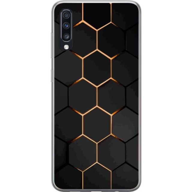 Mobildeksel til Samsung Galaxy A70 med Luksuriøst Mønster motiv
