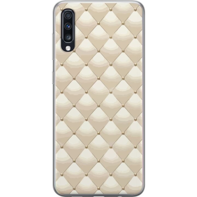 Mobildeksel til Samsung Galaxy A70 med Gullglans motiv