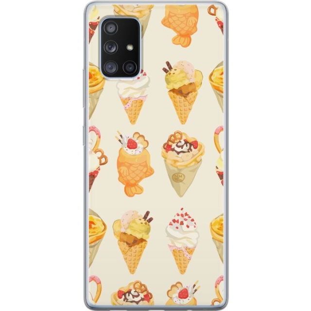 Mobildeksel til Samsung Galaxy A71 5G med Glassig motiv