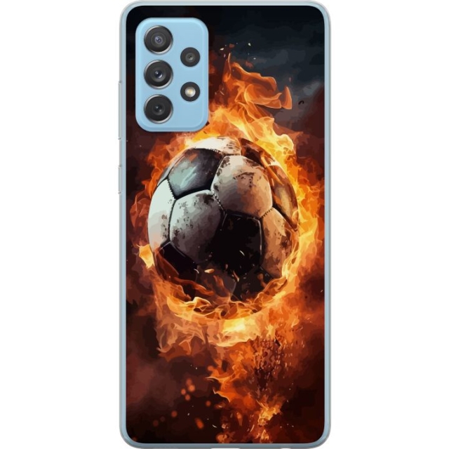 Mobildeksel til Samsung Galaxy A72 5G med Fotball motiv