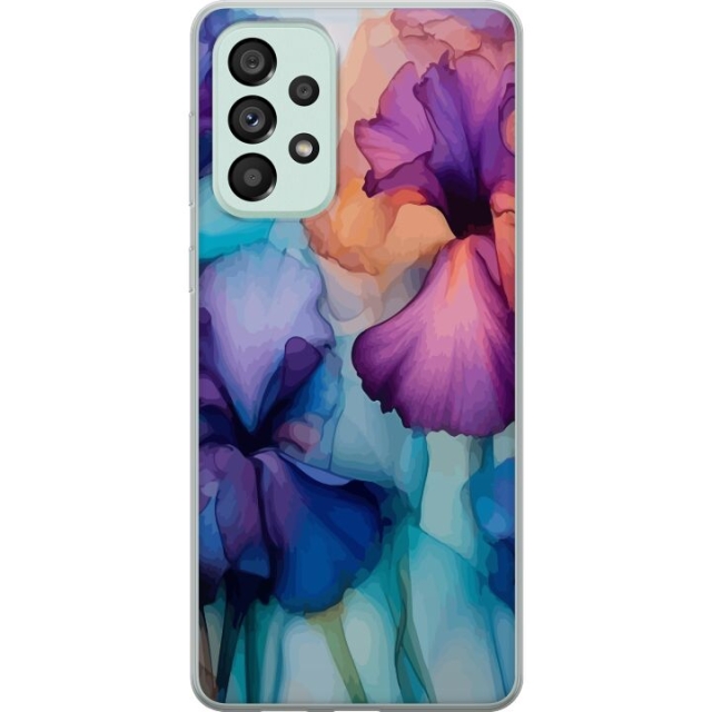 Mobildeksel til Samsung Galaxy A73 5G med Magiske blomster motiv