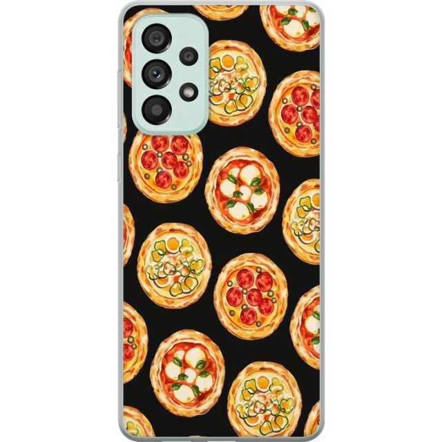 Mobildeksel til Samsung Galaxy A73 5G med Pizza motiv