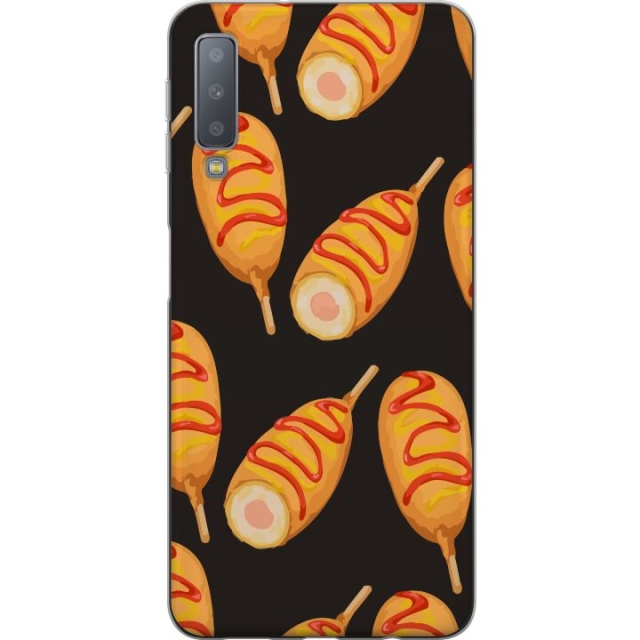 Mobildeksel til Samsung Galaxy A7 (2018) med Kyllinglår motiv