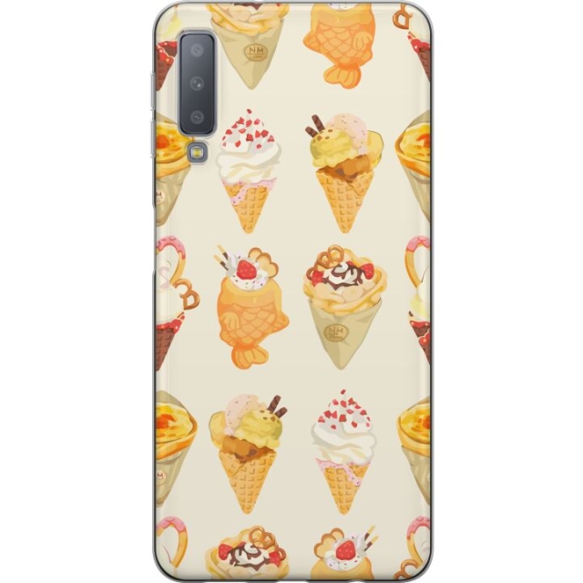 Mobildeksel til Samsung Galaxy A7 (2018) med Glassig motiv