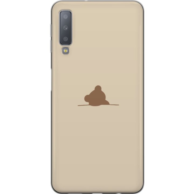 Mobildeksel til Samsung Galaxy A7 (2018) med Nalle motiv