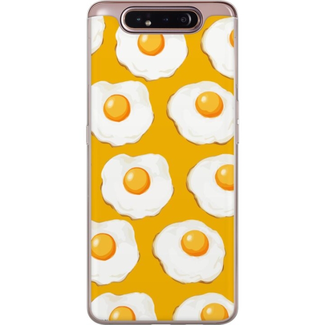 Mobildeksel til Samsung Galaxy A80 med Stekt egg motiv