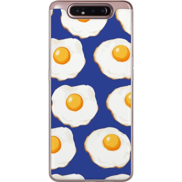 Mobildeksel til Samsung Galaxy A80 med Stekte egg motiv