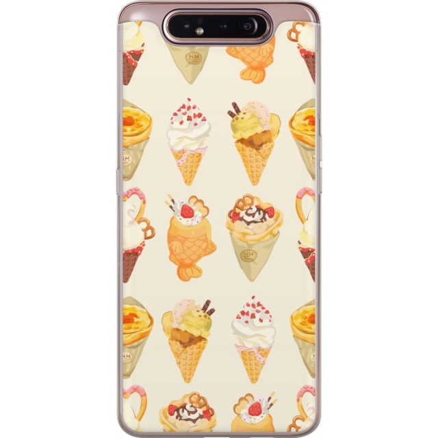 Mobildeksel til Samsung Galaxy A80 med Glassig motiv