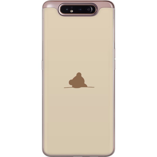Mobildeksel til Samsung Galaxy A80 med Nalle motiv