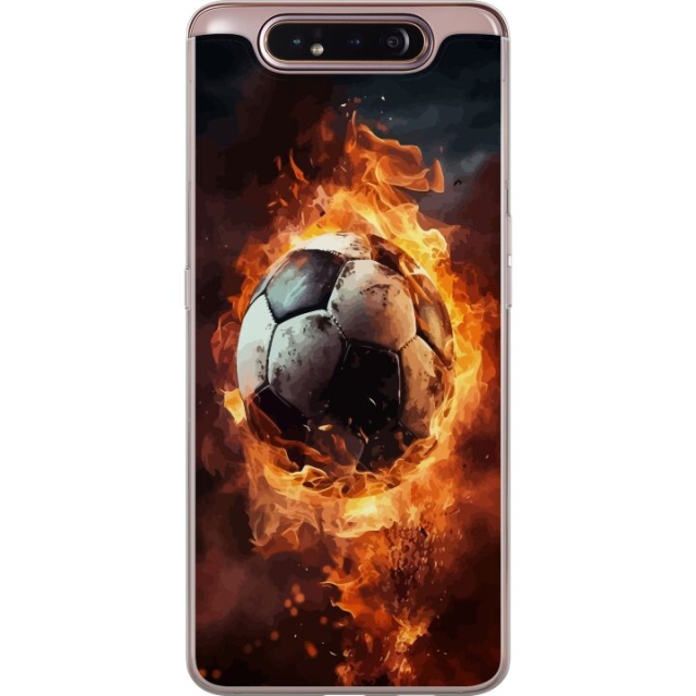 Mobildeksel til Samsung Galaxy A80 med Fotball motiv