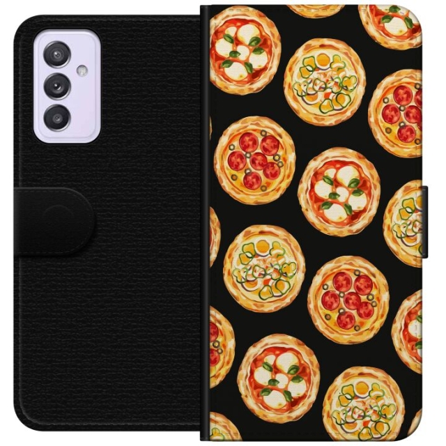 Lommeboketui til Samsung Galaxy A82 5G med Pizza motiv