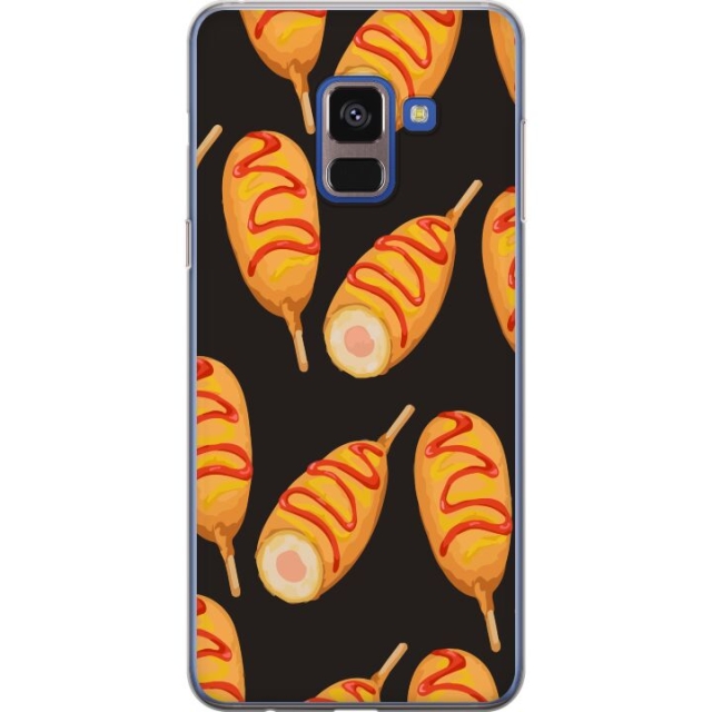 Mobildeksel til Samsung Galaxy A8 (2018) med Kyllinglår motiv