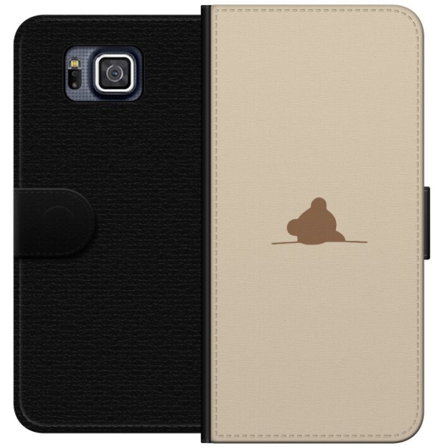 Lommeboketui til Samsung Galaxy Alpha med Nalle motiv