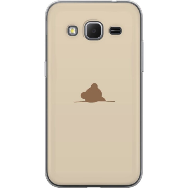 Mobildeksel til Samsung Galaxy Core Prime med Nalle motiv
