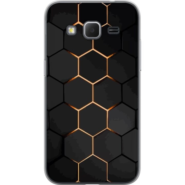 Mobildeksel til Samsung Galaxy Core Prime med Luksuriøst Mønster motiv