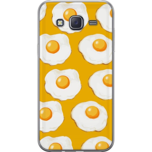 Mobildeksel til Samsung Galaxy J5 med Stekt egg motiv