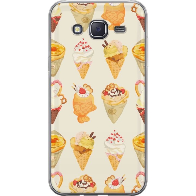 Mobildeksel til Samsung Galaxy J5 med Glassig motiv