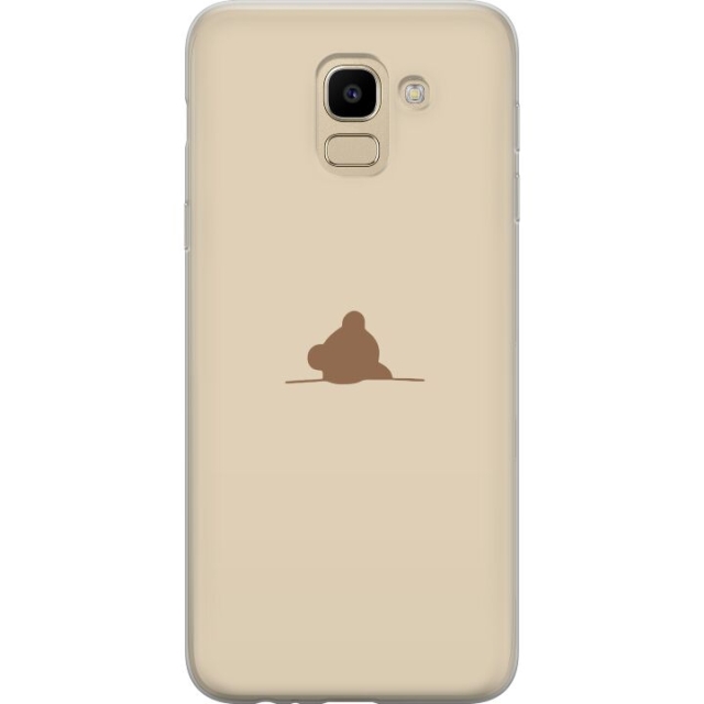Mobildeksel til Samsung Galaxy J6 med Nalle motiv