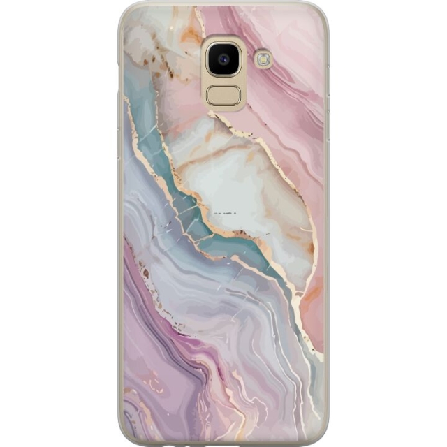 Mobildeksel til Samsung Galaxy J6 med Marmor motiv