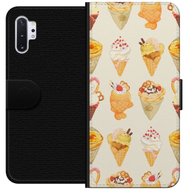 Lommeboketui til Samsung Galaxy Note10+ med Glassig motiv