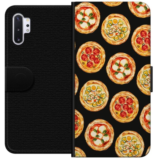 Lommeboketui til Samsung Galaxy Note10+ med Pizza motiv