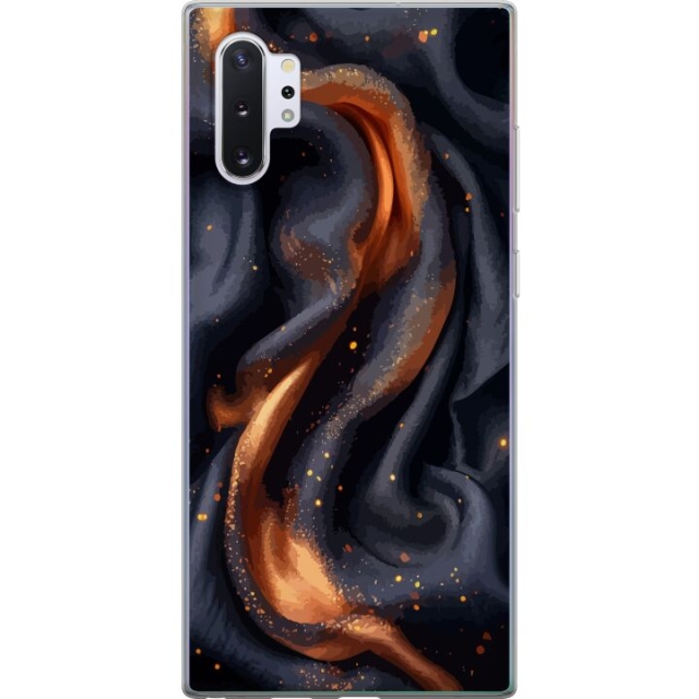 Mobildeksel til Samsung Galaxy Note10+ med Brennende silke motiv