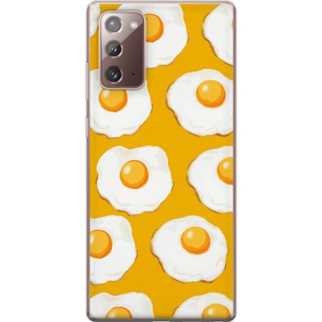 Mobildeksel til Samsung Galaxy Note20 med Stekt egg motiv